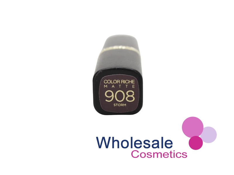 12 x L'Oreal Color Riche Matte Lipsticks - 908 STORM